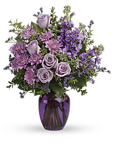 Purple | Mixed Bouquets | Together At Twilight Bouquet | Same Day Flower Delivery by Teleflora