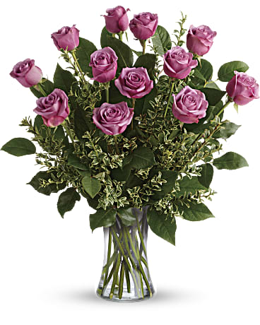 Purple | Roses | Hey Gorgeous Bouquet | Same Day Flower Delivery by Teleflora
