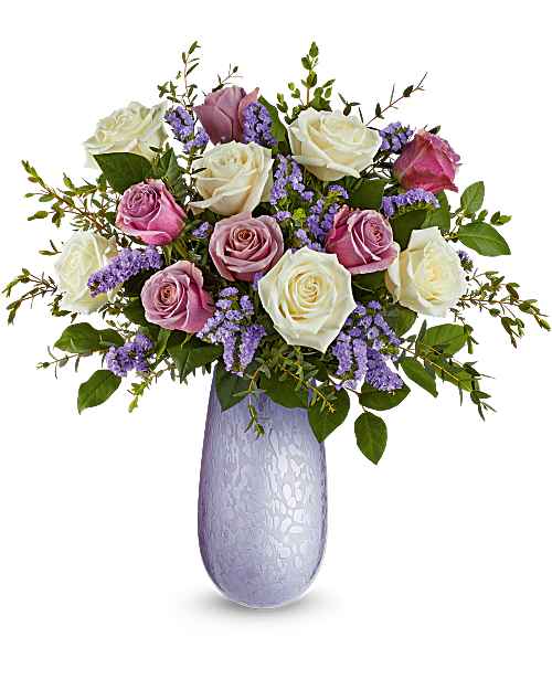 Purple | Roses | Marvelous Moments Bouquet | Same Day Flower Delivery by Teleflora