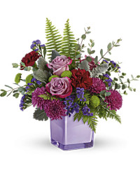 Purple | Roses | Purple Serenity Bouquet | Same Day Flower Delivery by Teleflora