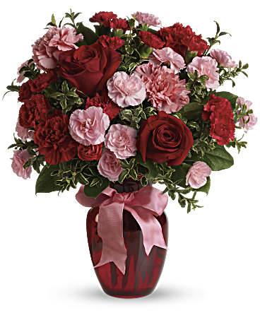 Red | Dance With Me Bouquet With Red Roses | Same Day Flower Delivery by Teleflora