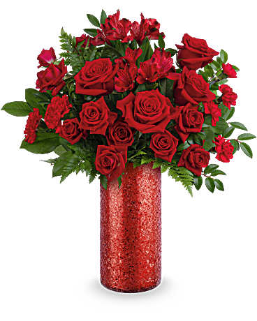 Red | Mixed Bouquets | All My Rouge Bouquet | Same Day Flower Delivery by Teleflora