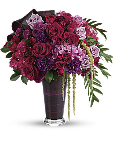 Red | Mixed Bouquets | Cascading Elegance Bouquet | Same Day Flower Delivery by Teleflora