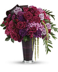 Red | Mixed Bouquets | Cascading Elegance Bouquet | Same Day Flower Delivery by Teleflora