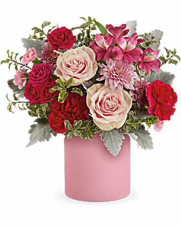 Red | Mixed Bouquets | Sweetest Mauve Bouquet | Same Day Flower Delivery by Teleflora