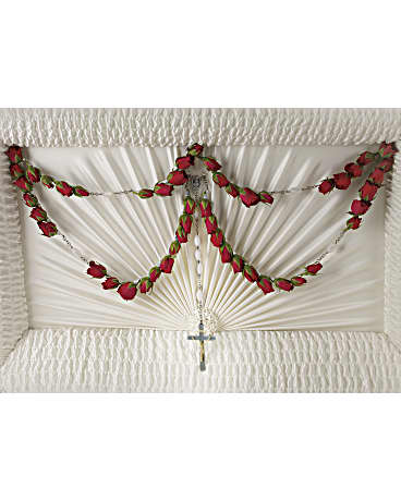 Red | Roses | Divine Grace 50-Bead Rosary | Same Day Flower Delivery by Teleflora