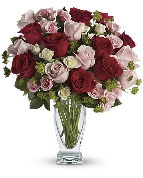 Red | Cupid's Creation With Red Roses Bouquet | Same Day Flower Delivery by Teleflora