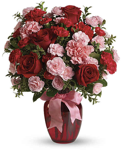 Red | Dance With Me Bouquet With Red Roses | Same Day Flower Delivery by Teleflora