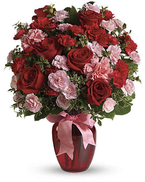 Red | Dance With Me Bouquet With Red Roses | Same Day Flower Delivery by Teleflora