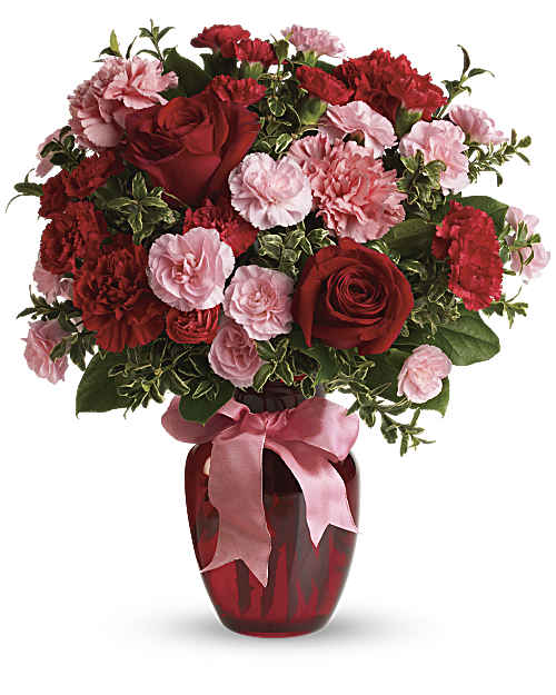 Red | Dance With Me Bouquet With Red Roses | Same Day Flower Delivery by Teleflora
