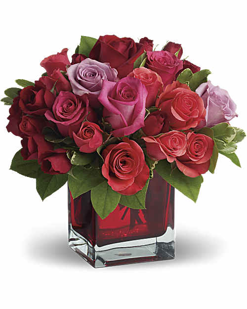 Red | Madly In Love Bouquet With Red Roses | Same Day Flower Delivery by Teleflora