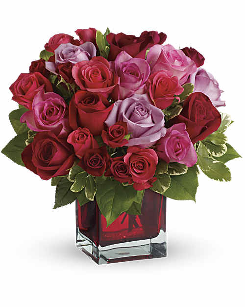 Red | Madly In Love Bouquet With Red Roses | Same Day Flower Delivery by Teleflora