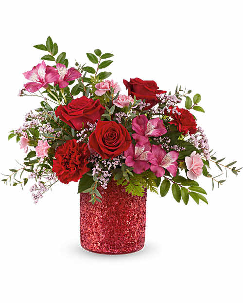 Red | Mixed Bouquets | Be Dazzled Bouquet | Same Day Flower Delivery by Teleflora