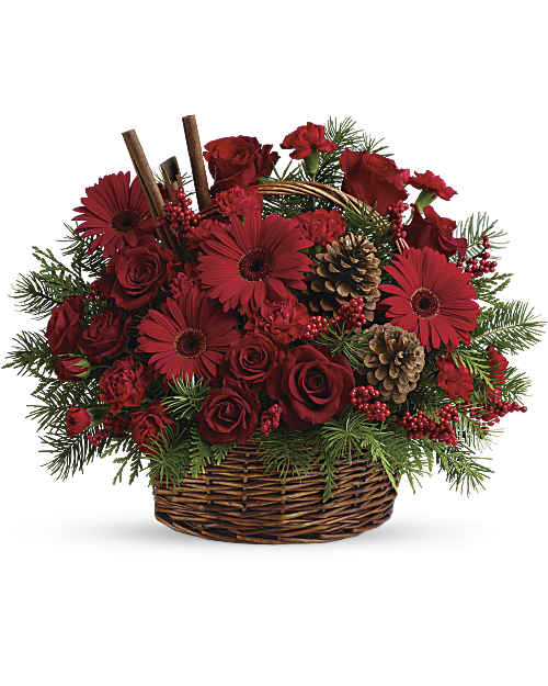 Red | Mixed Bouquets | Berries And Spice | Same Day Flower Delivery by Teleflora