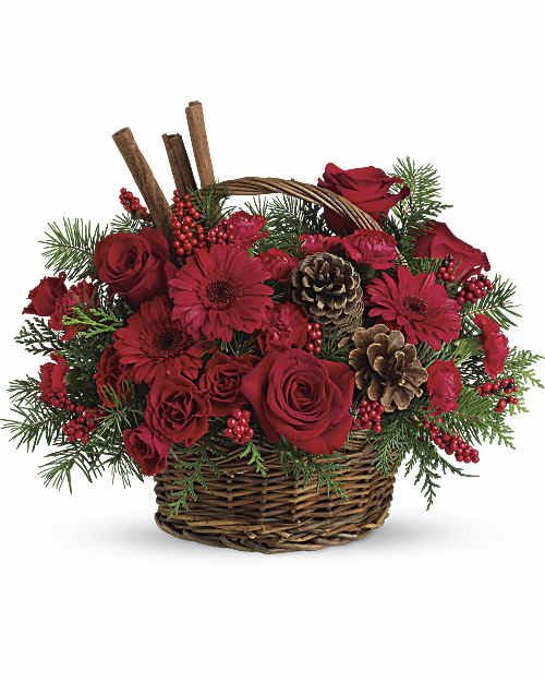 Red | Mixed Bouquets | Berries And Spice | Same Day Flower Delivery by Teleflora