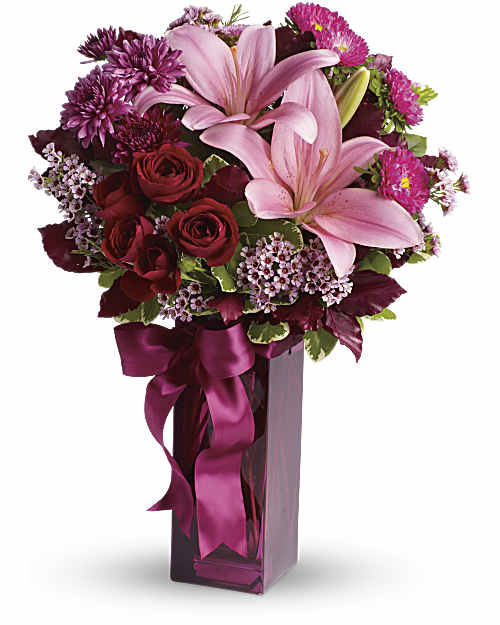Red | Mixed Bouquets | Fall In Love | Same Day Flower Delivery by Teleflora