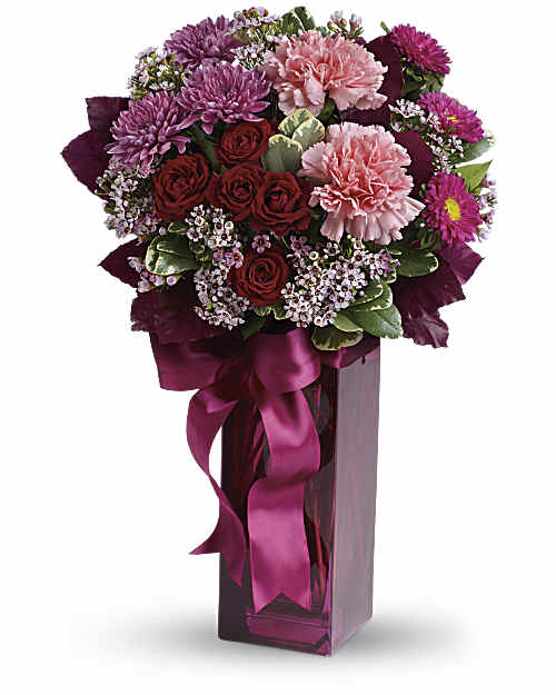 Red | Mixed Bouquets | Fall In Love | Same Day Flower Delivery by Teleflora