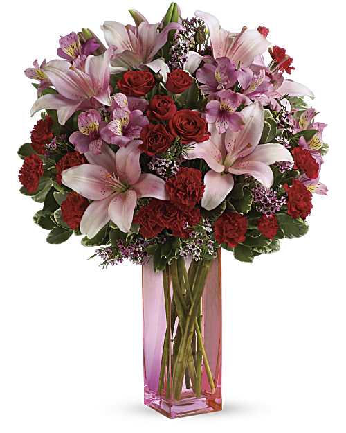 Red | Mixed Bouquets | Hold Me Close Bouquet | Same Day Flower Delivery by Teleflora