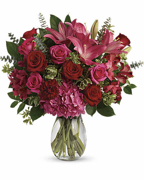 Red | Mixed Bouquets | Love Struck Bouquet | Same Day Flower Delivery by Teleflora
