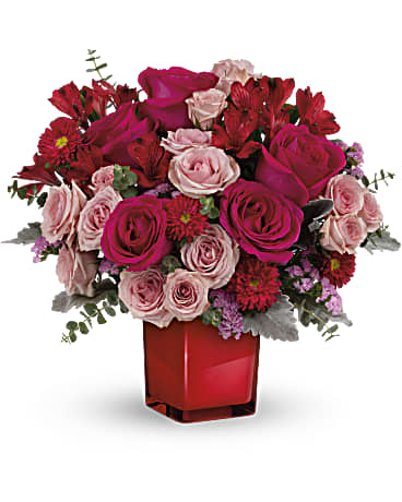 Red | Mixed Bouquets | Loving Bunch Bouquet | Same Day Flower Delivery by Teleflora
