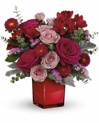 Red | Mixed Bouquets | Loving Bunch Bouquet | Same Day Flower Delivery by Teleflora