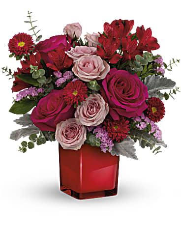 Red | Mixed Bouquets | Loving Bunch Bouquet | Same Day Flower Delivery by Teleflora