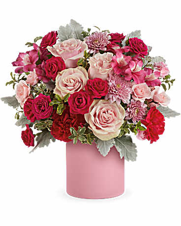 Red | Mixed Bouquets | Sweetest Mauve Bouquet | Same Day Flower Delivery by Teleflora