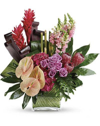Red | Mixed Bouquets | Tahitian Tropics Bouquet | Same Day Flower Delivery by Teleflora