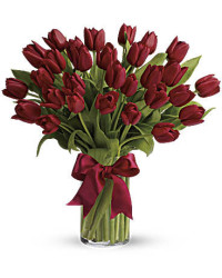 Red | Radiantly Red Tulips | Same Day Flower Delivery by Teleflora