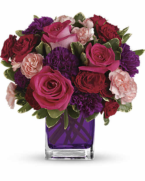 Red | Roses | Bejeweled Beauty Bouquet | Same Day Flower Delivery by Teleflora