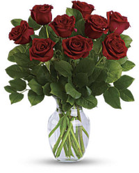 Red | Roses | Classic Romance Bouquet | Same Day Flower Delivery by Teleflora