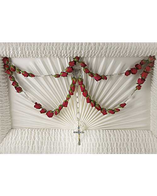 Red | Roses | Divine Grace 50-Bead Rosary | Same Day Flower Delivery by Teleflora