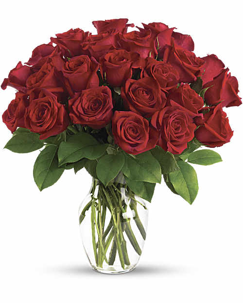 Red | Roses | Enduring Passion Bouquet | Same Day Flower Delivery by Teleflora