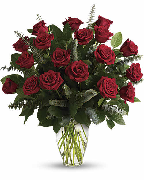 Red | Roses | Eternal Love Bouquet | Same Day Flower Delivery by Teleflora