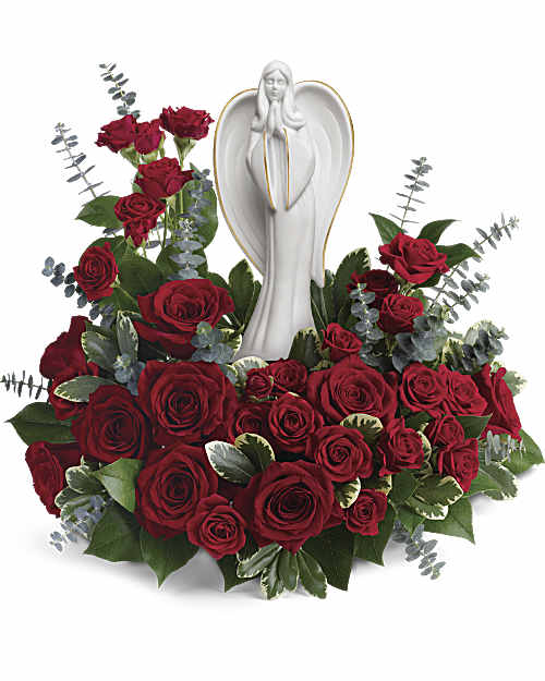Red | Roses | Forever Our Angel Bouquet | Same Day Flower Delivery by Teleflora