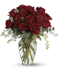 Red | Roses | Full Heart | Same Day Flower Delivery by Teleflora