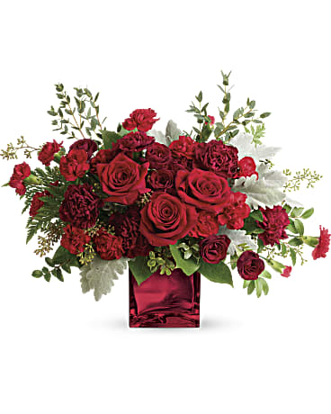 Red | Roses | Rich In Love Bouquet | Same Day Flower Delivery by Teleflora