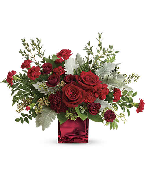 Red | Roses | Rich In Love Bouquet | Same Day Flower Delivery by Teleflora