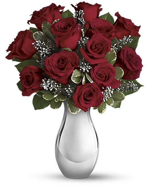 Red | Roses | Winter Grace Bouquet | Same Day Flower Delivery by Teleflora