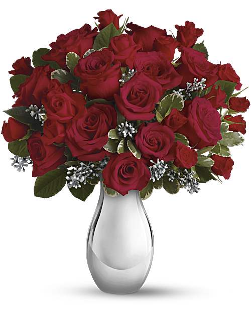 Red | Roses | Winter Grace Bouquet | Same Day Flower Delivery by Teleflora