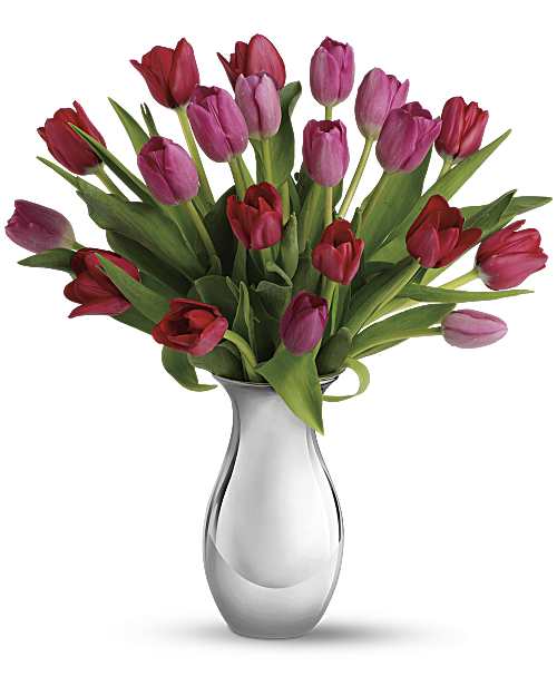 Red | Tulips | Sweet Surrender Bouquet | Same Day Flower Delivery by Teleflora