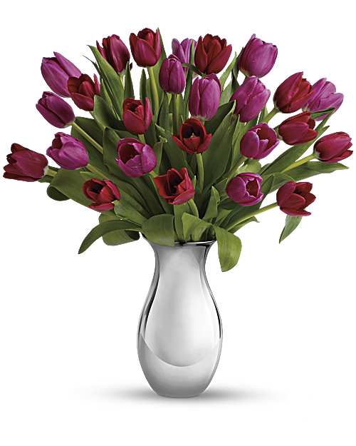 Red | Tulips | Sweet Surrender Bouquet | Same Day Flower Delivery by Teleflora