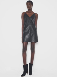 RYDER UPCYCLED LEATHER DRESS
