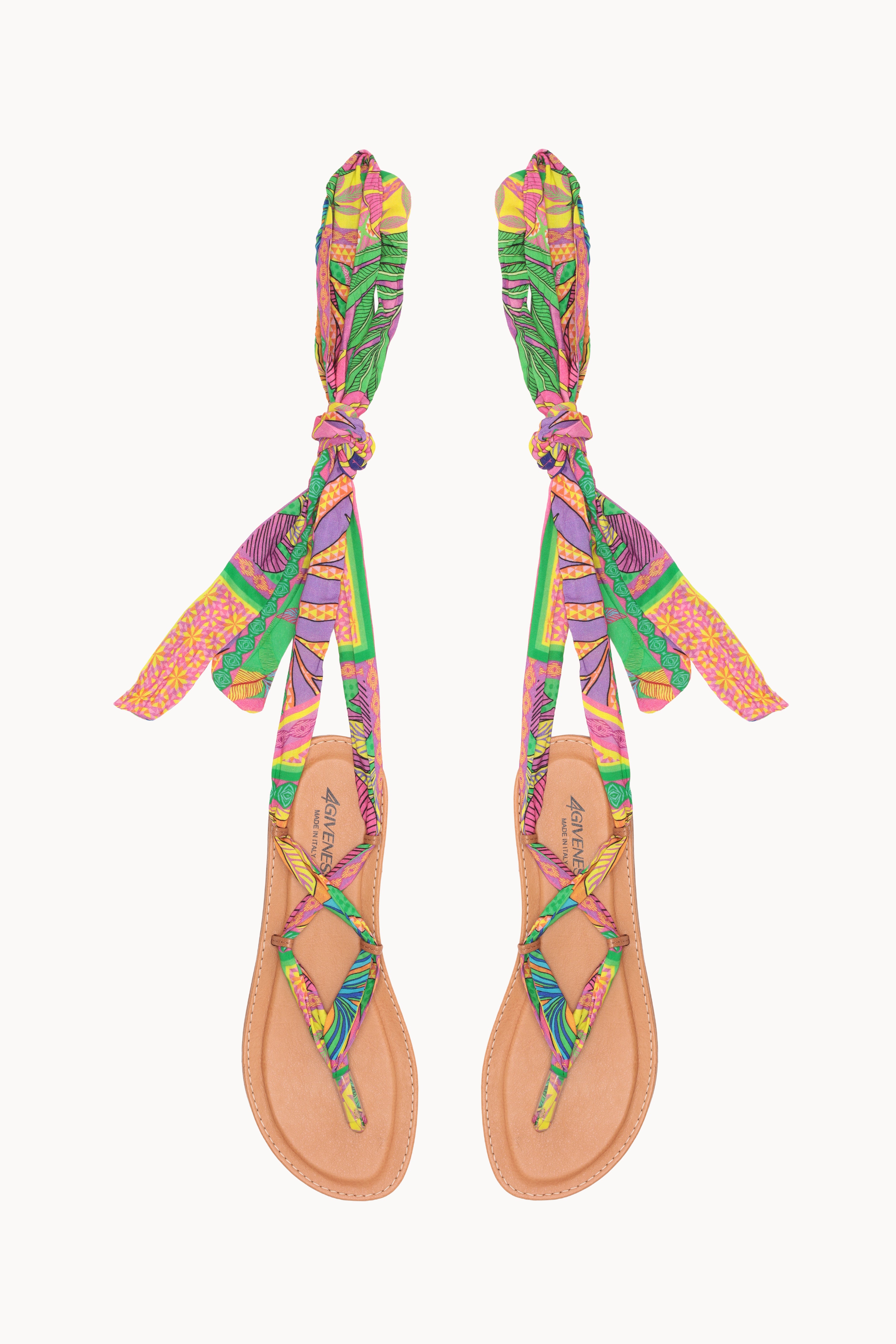 SANDALO INFRADITO FOULARD INCROCIO