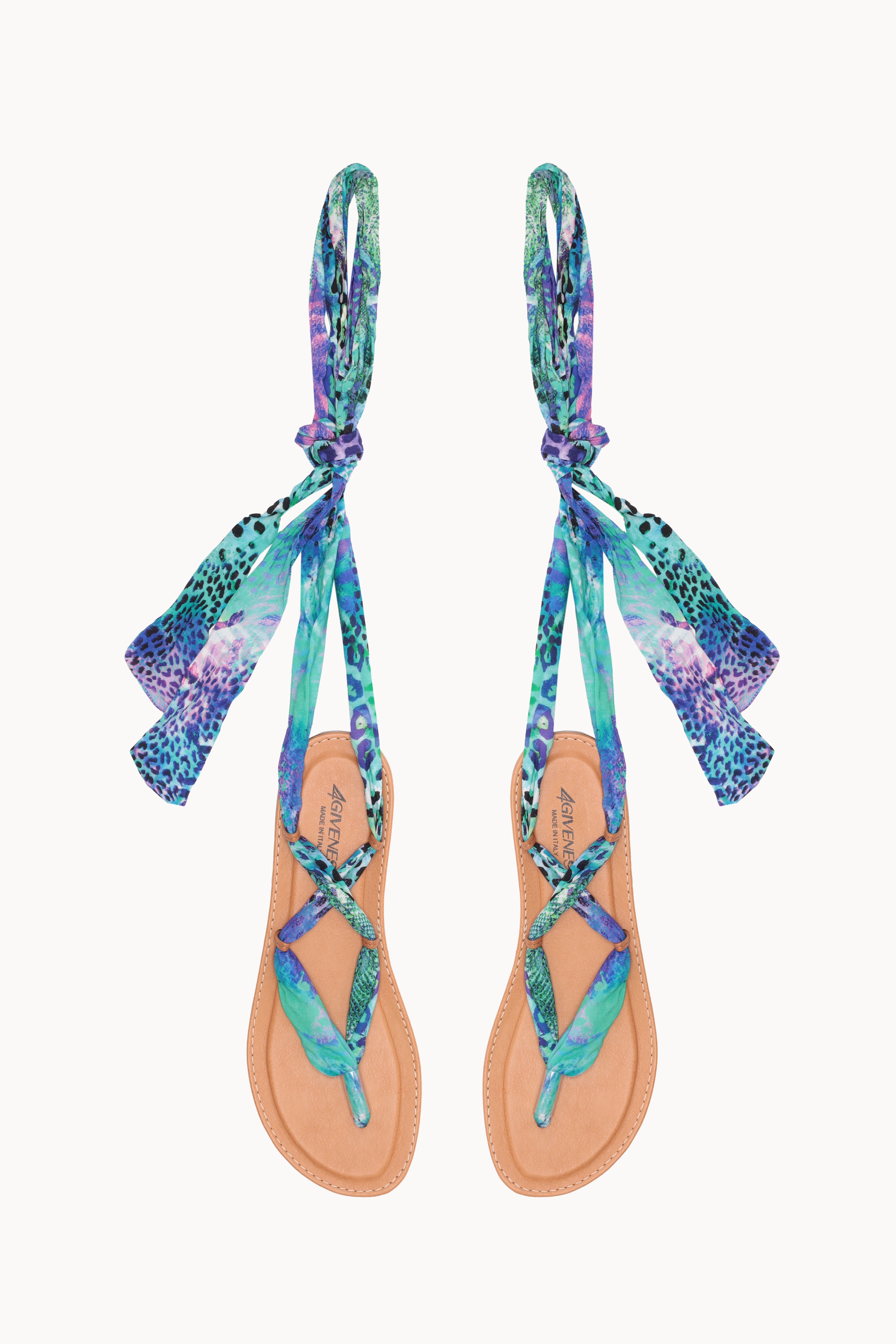 SANDALO INFRADITO FOULARD INCROCIO