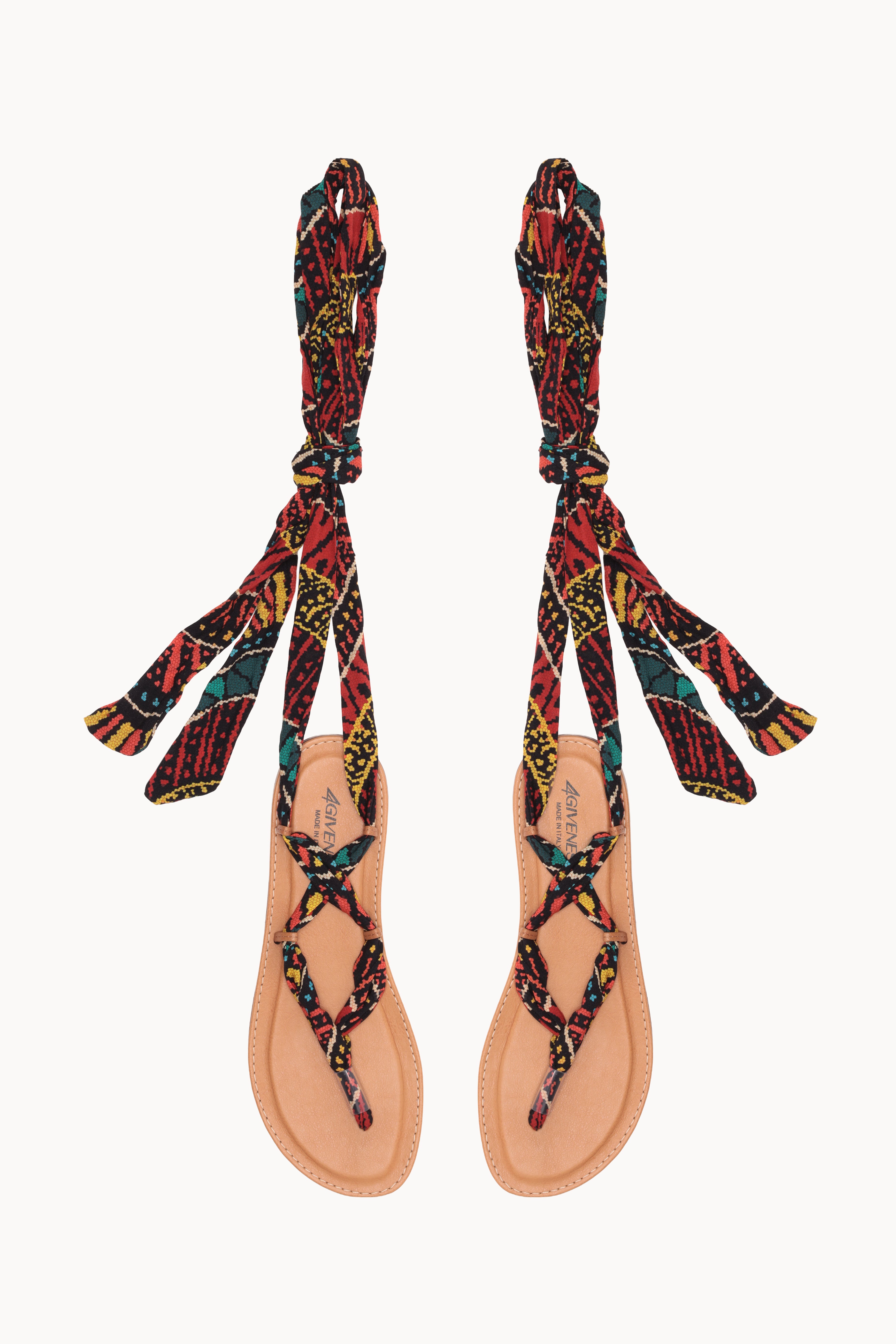 SANDALO INFRADITO FOULARD INCROCIO