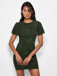SELENE STRETCH SUEDE DRESS