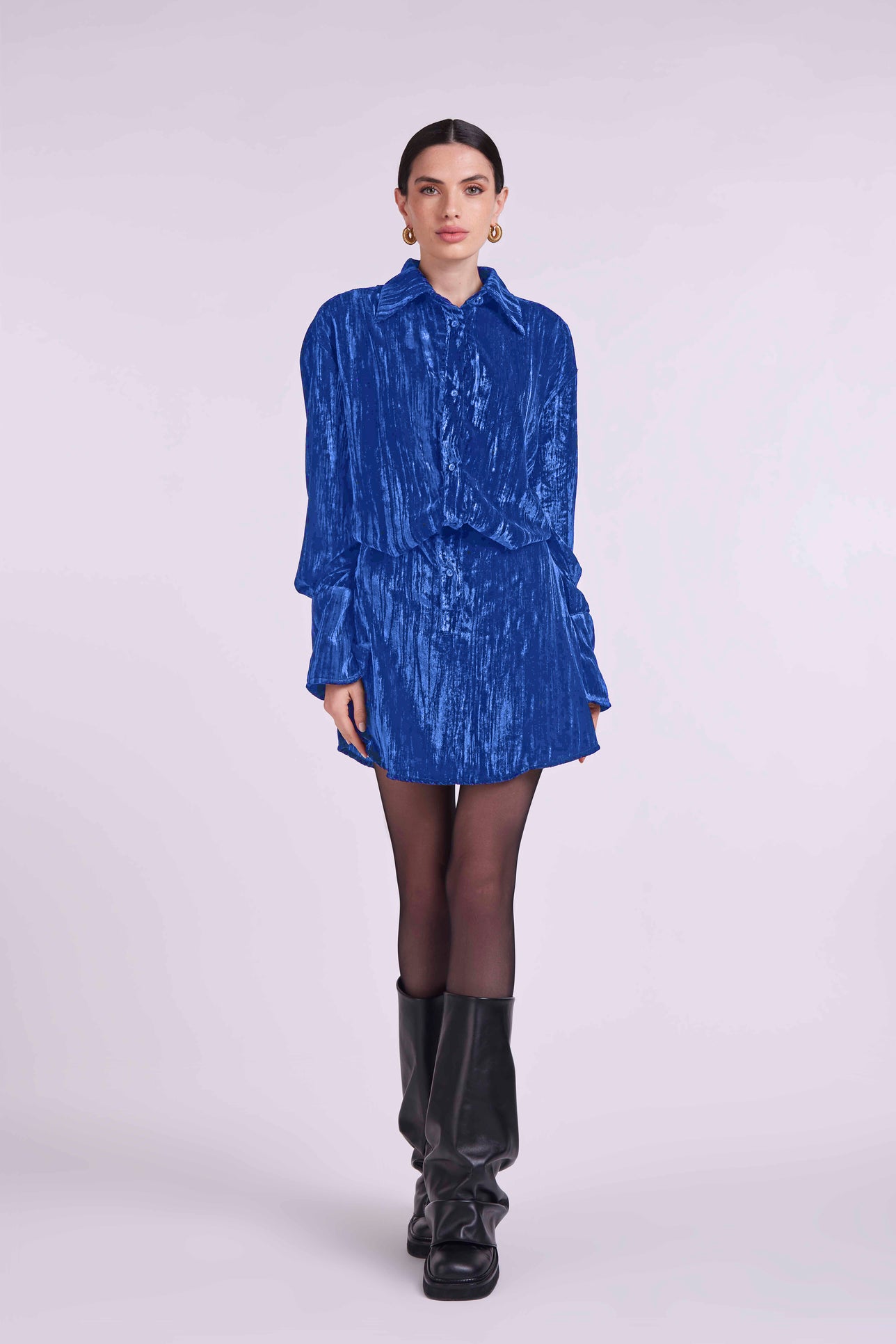 Short dress with "4GVS" logo