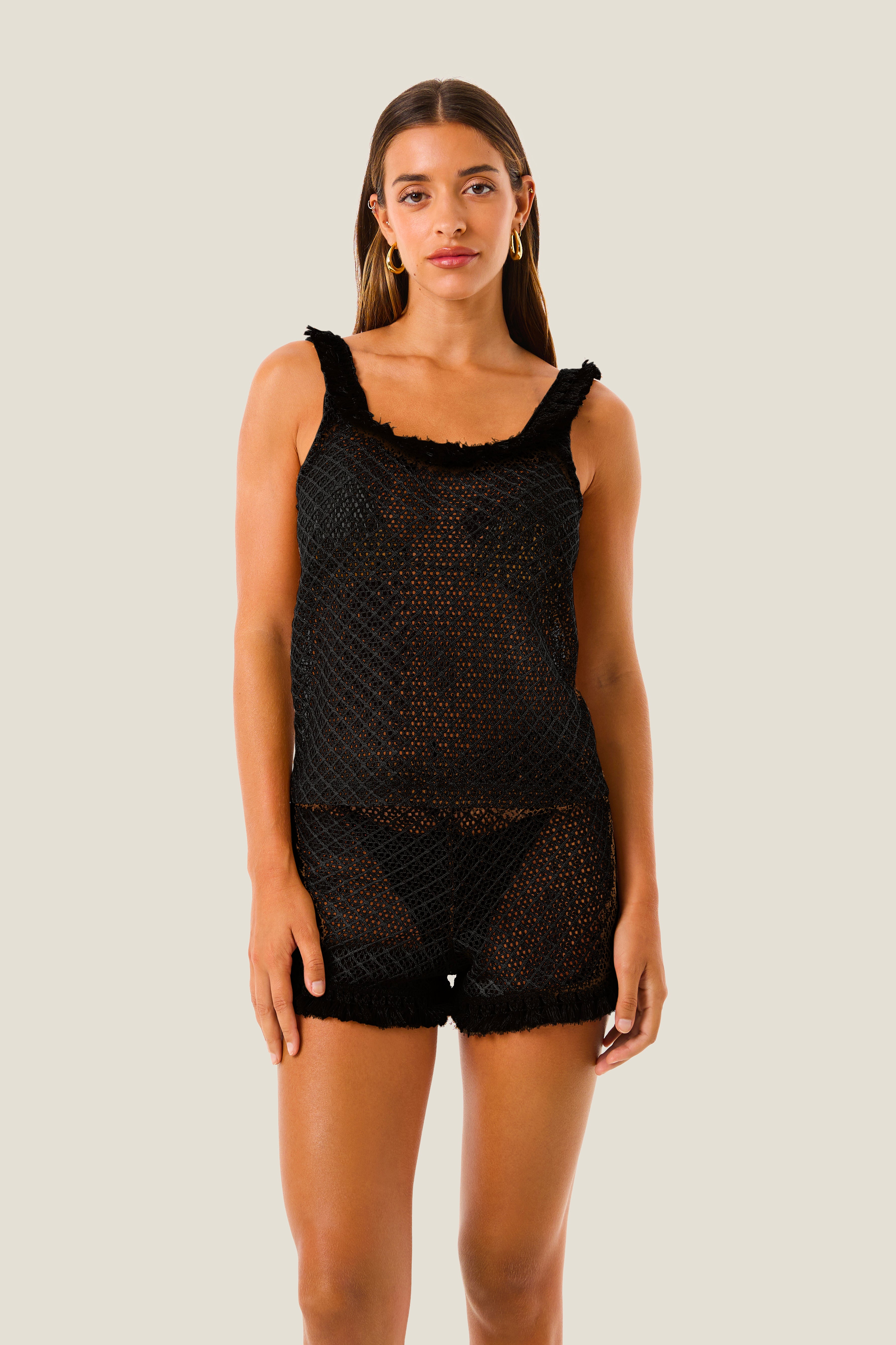 SHORT NATURAL MESH