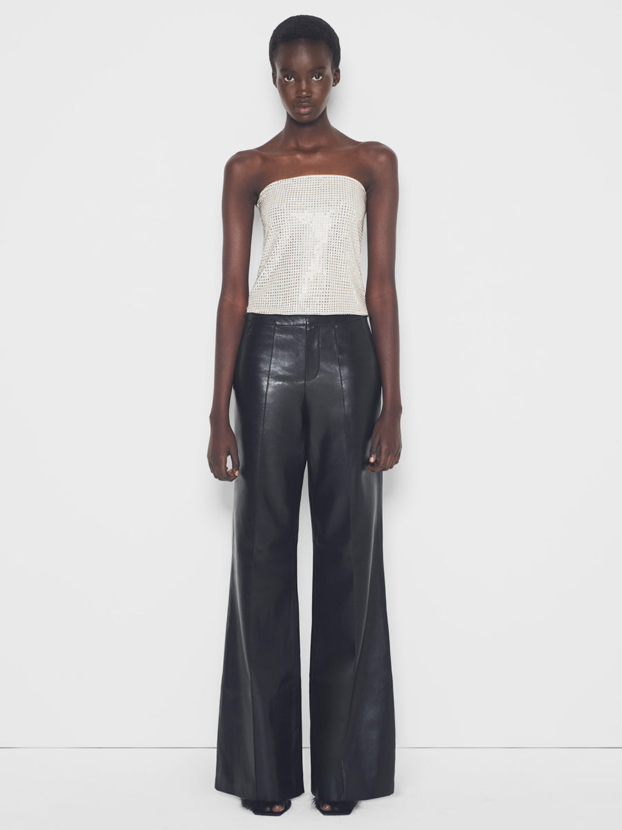 TELL ME LIES RECYCLED LEATHER TROUSER